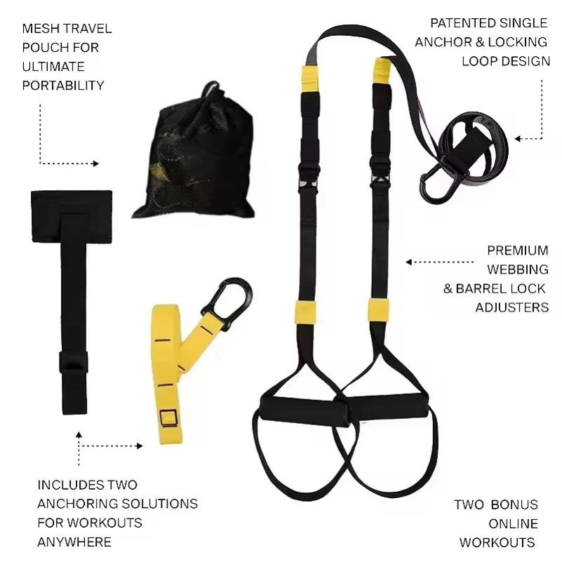 Suspension Trainer Trx - Cinghia per Allenamento in Sospensione, Attrezzo