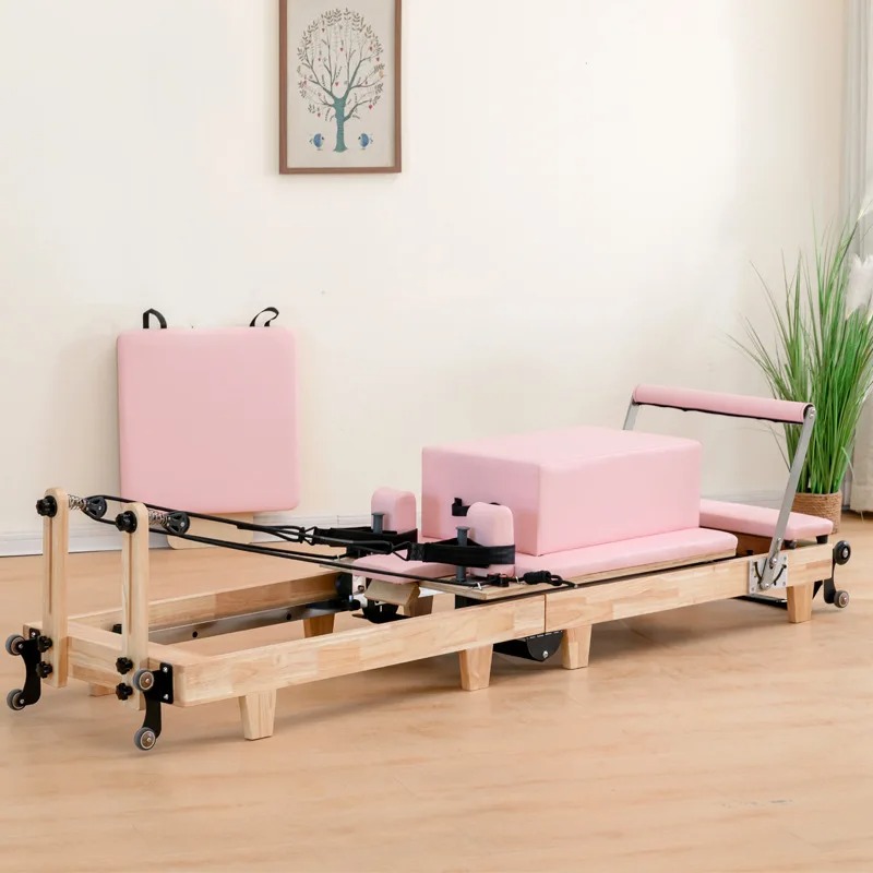 Yoga Fitness Reformer - Lettino Pilates Core Mobile per Casa,