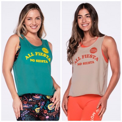 Yoga Fitness Group - Canotta Sportiva in Puro Cotone per