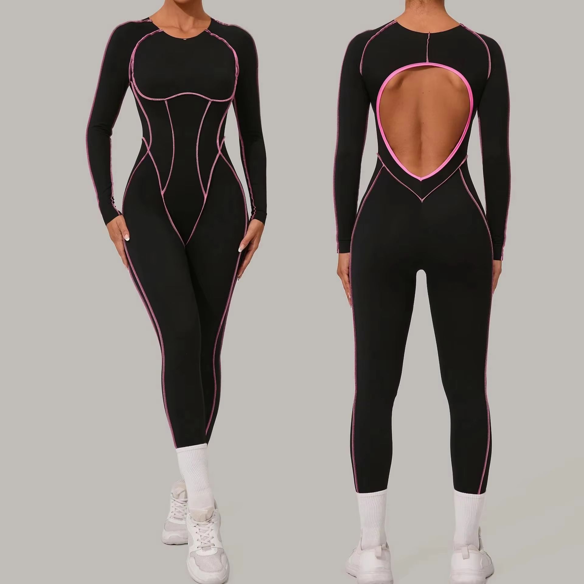 Yoga Fitness Online - Tuta da Yoga Sportiva Senza Cuciture