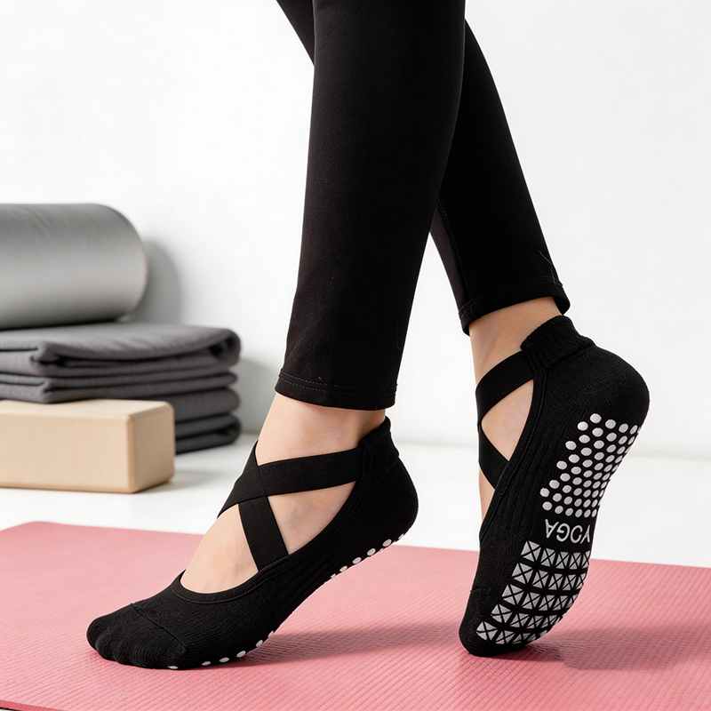 Yoga Fitness Dance - Calze Antiscivolo da Yoga per Donna,