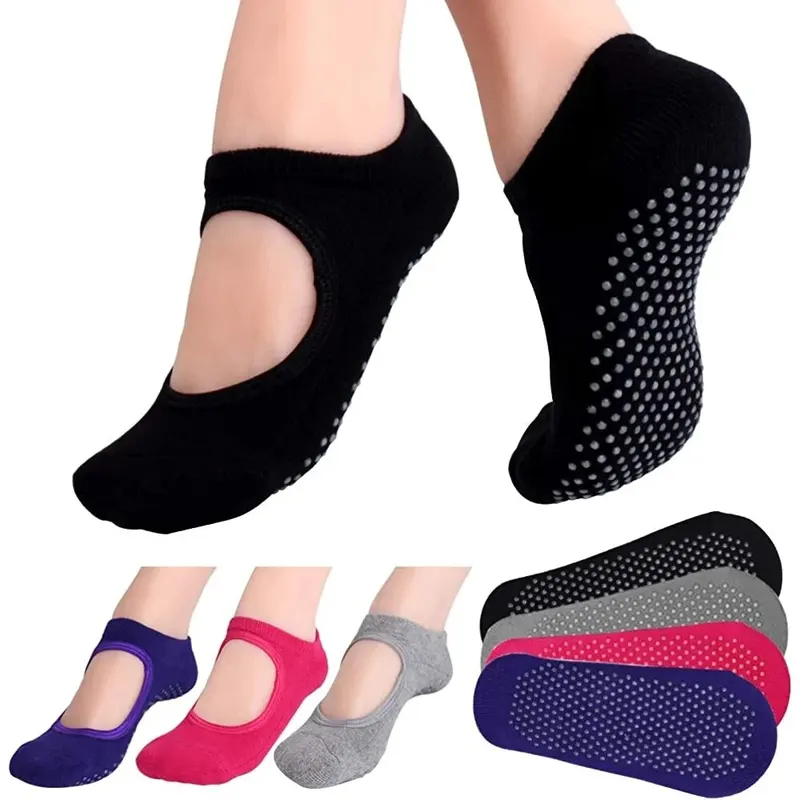 Yoga Fitness Dance - Calzini Yoga Antiscivolo Senza Tallone in
