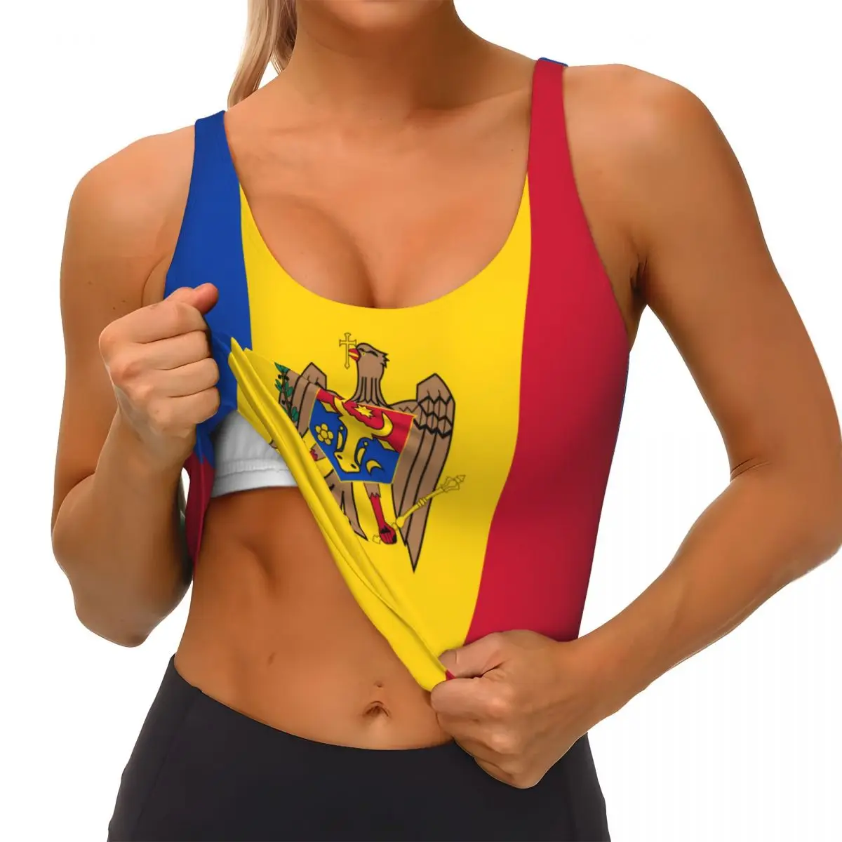 Top basic con bandiera della M - Yoga Fitness Top recensione e prezzo