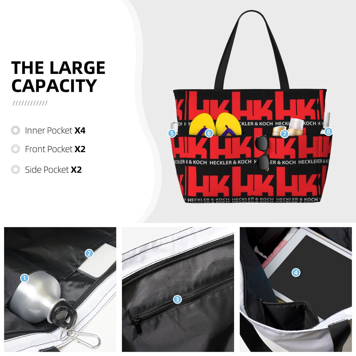 Borsa da spiaggia HK Heckler K - Yoga Fitness Hk recensione e prezzo