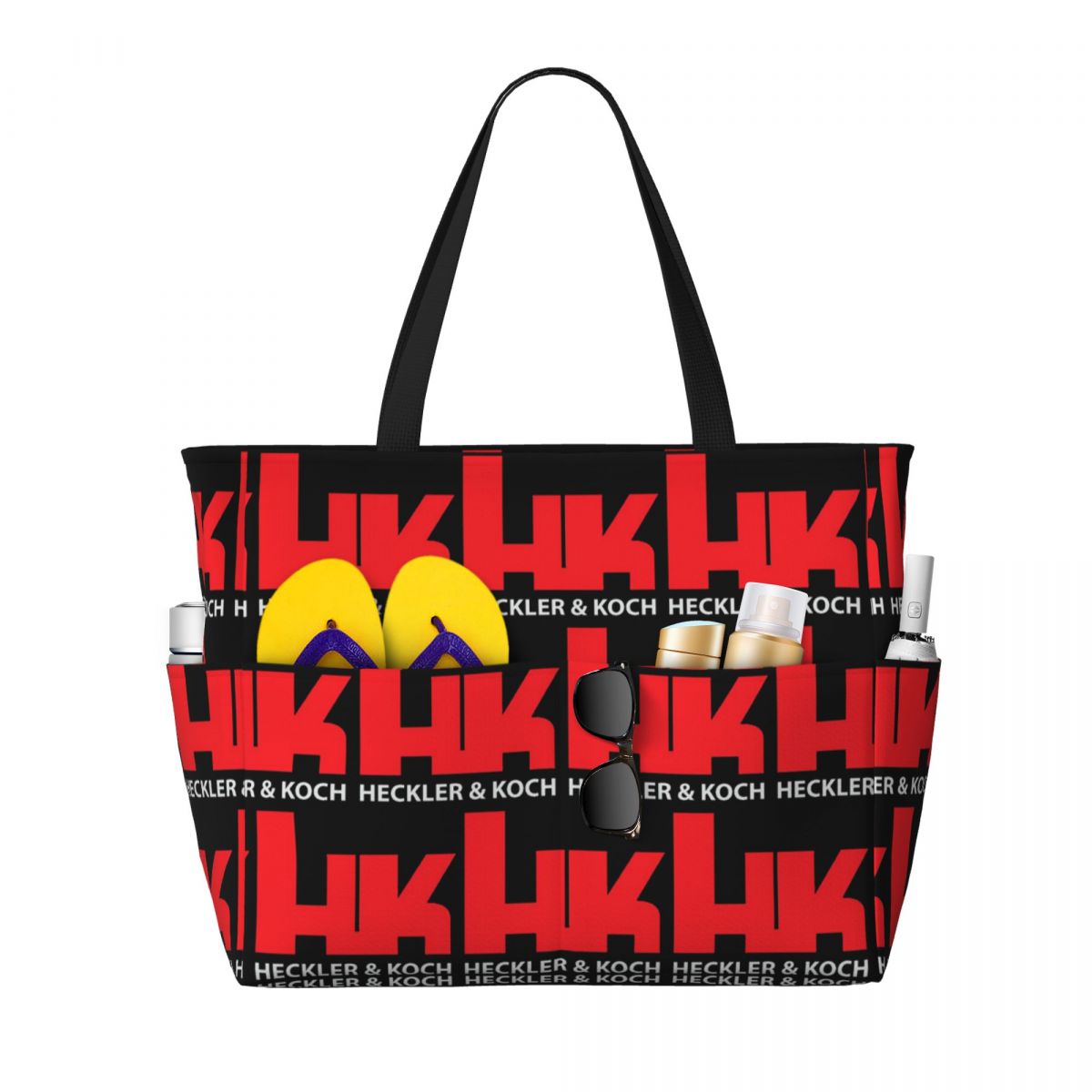 Borsa da spiaggia con logo HK  - Yoga Fitness Hk recensione e prezzo