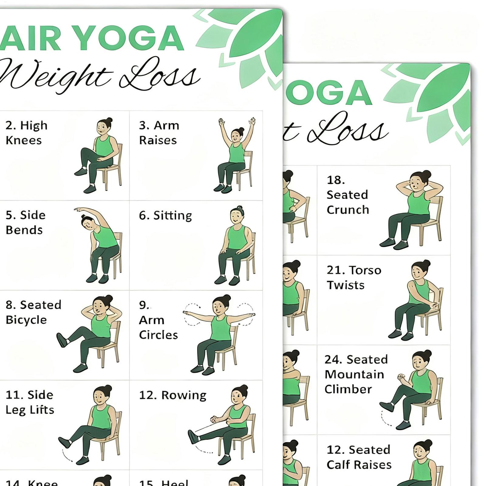 2 Poster Yoga per Casa, Palest - Yoga Health & Fitness Centre recensione e prezzo