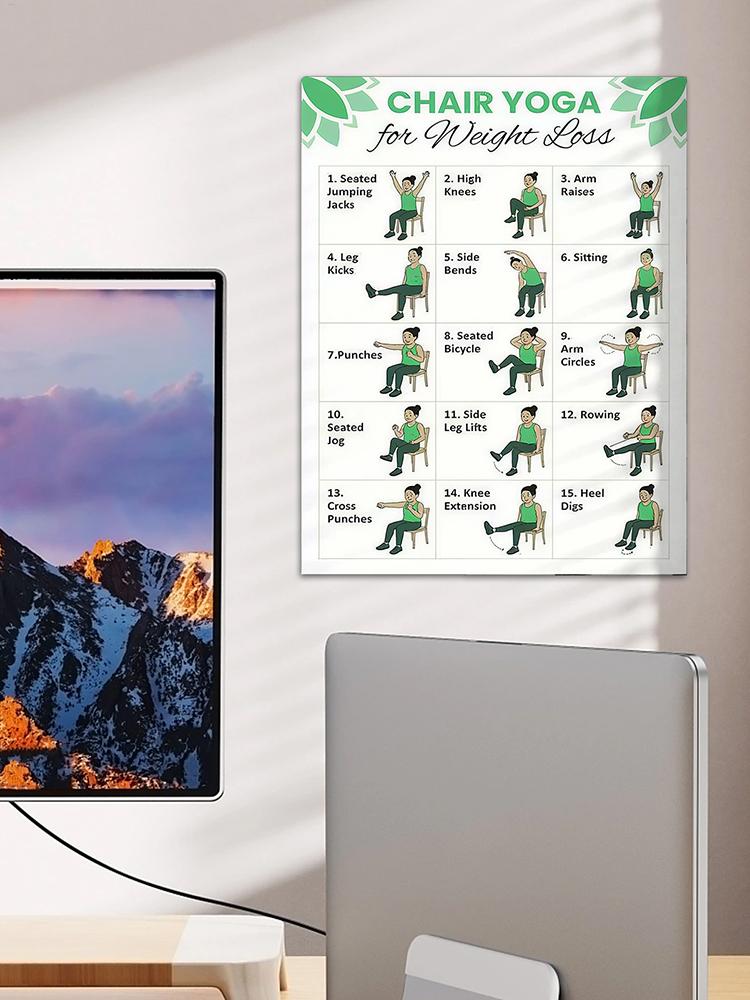 2 Poster Yoga per Casa, Palest - Yoga Health & Fitness Centre recensione e prezzo