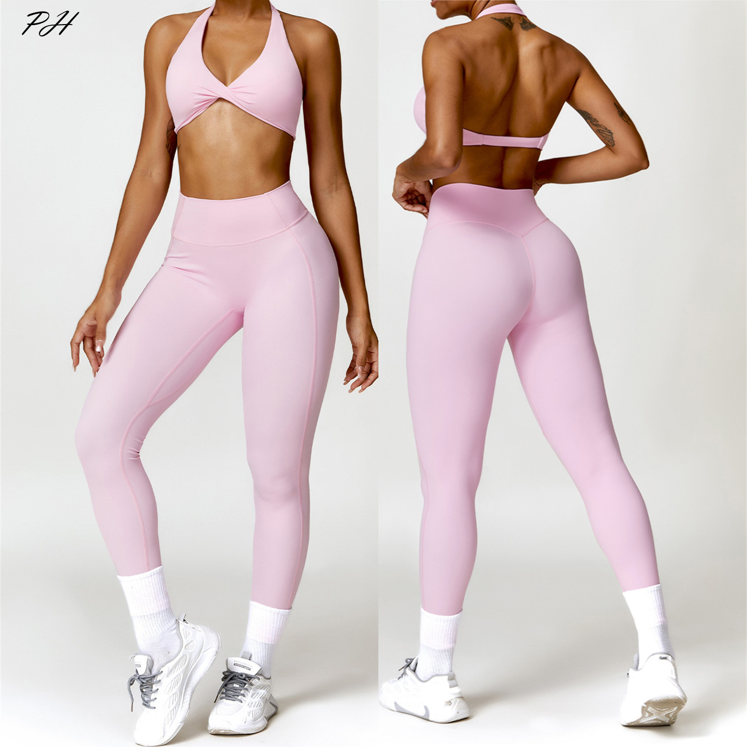 2 pezzi Yoga Set Nude Feeling  - Yoga Fitness Kleidung recensione e prezzo